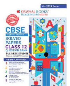 Oswaal Book Solved Papers Business Studies- 12